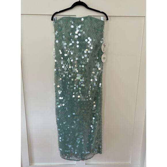 STAUD Mint Sequin Mini Dress - Picture 2 of 11